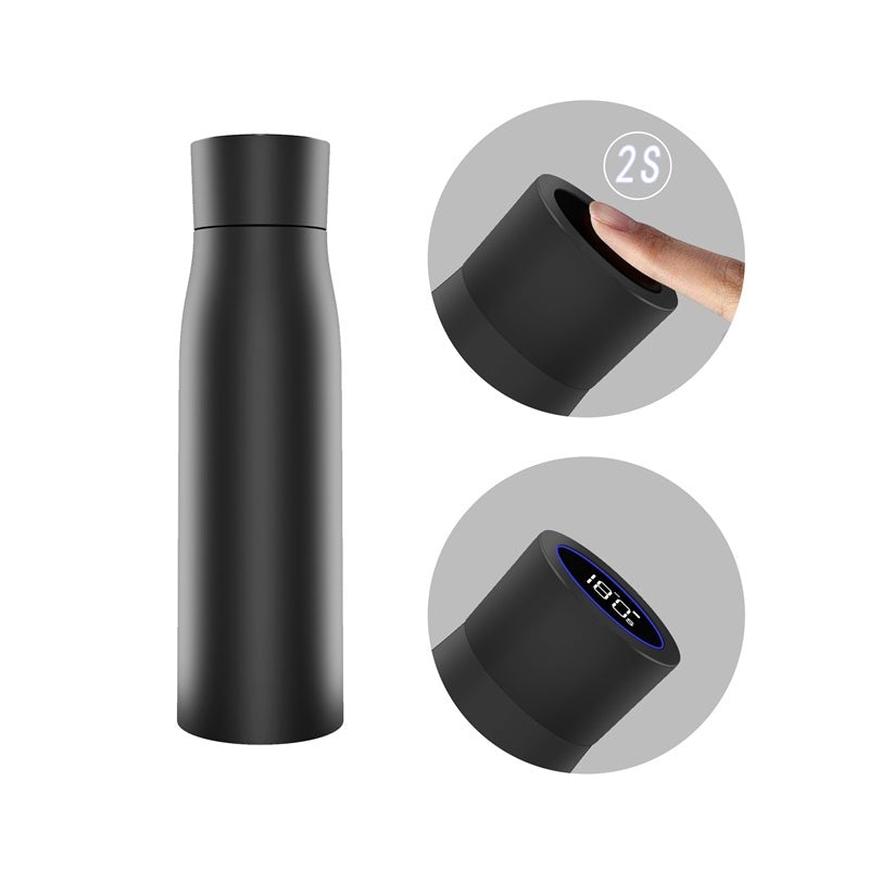 Smart Temperature Display Thermal Water Bottle, Stainless Steel Water Cup