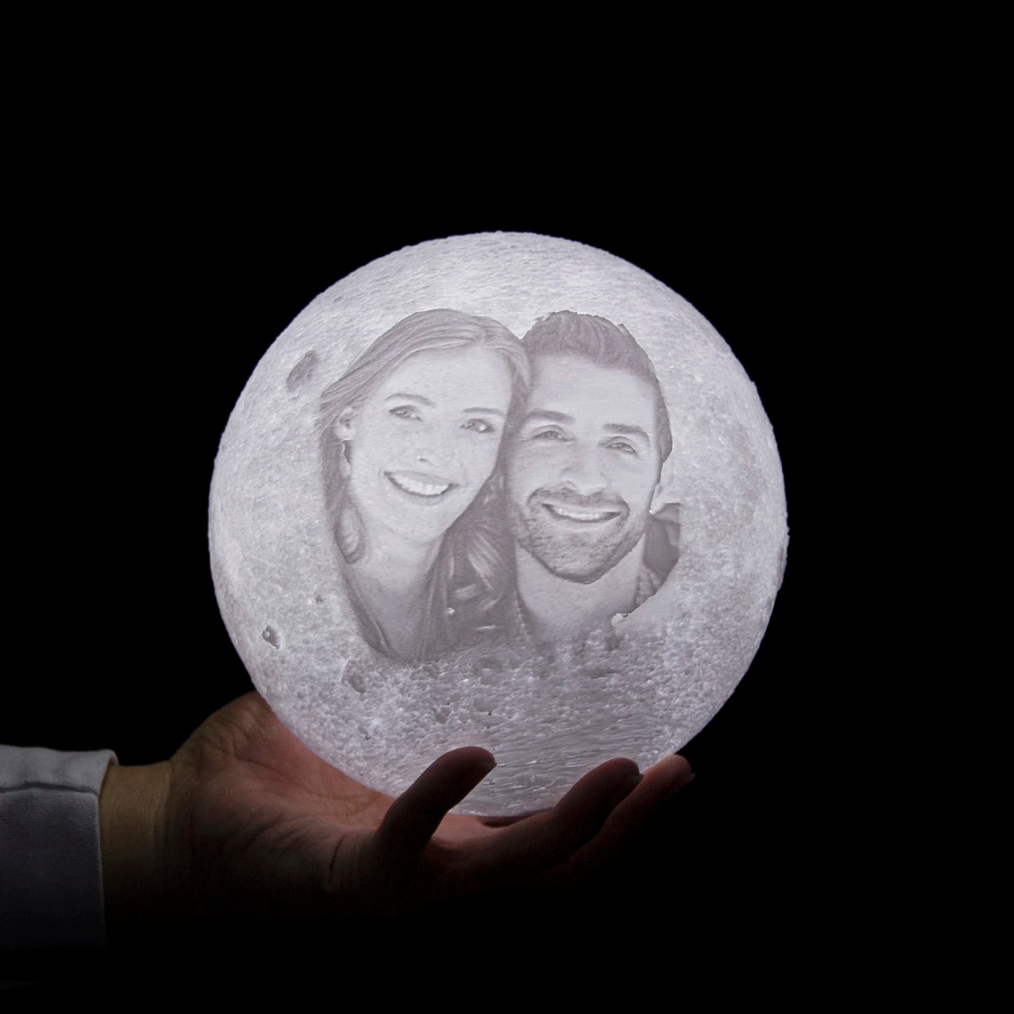 Customized 3D Printing Moon Lamp Personalized Photo Text Night Light