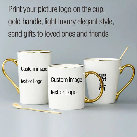 Personalized Ceramic Coffee Cup | Elegant Gift for Any Occasion