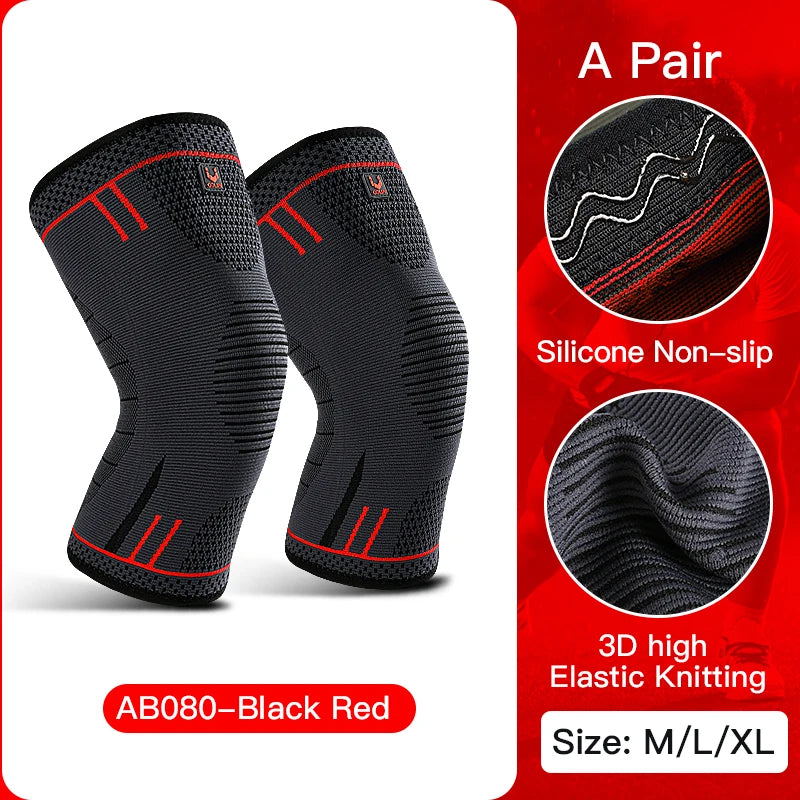 Breathable Knee Pads Brace Springs Gym Sports Protector