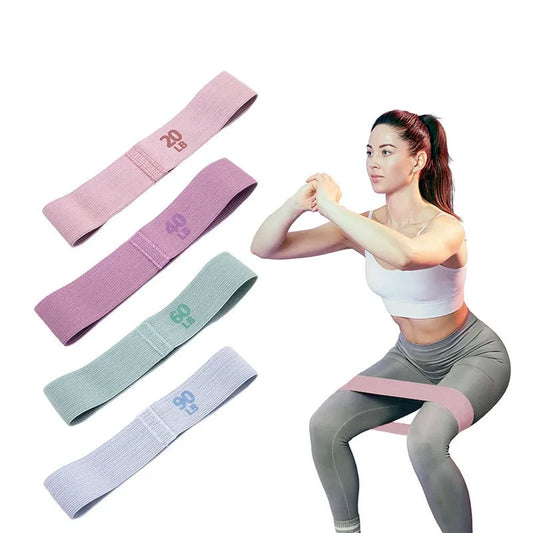 Yoga & Pilates Resistance Bands – Hip Circle Expander for Home Workouts