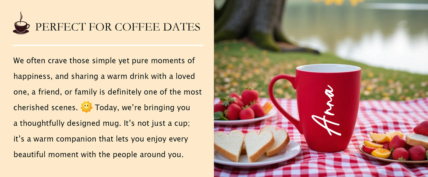 Customized Name Coffee Mug,Ceramic Coffee Cups