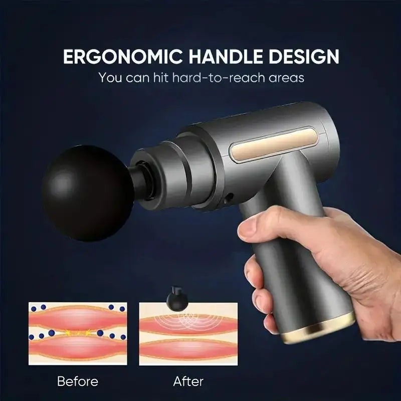 QtorPulse™ Deep Tissue Massage Gun – Recovery in Your Hands