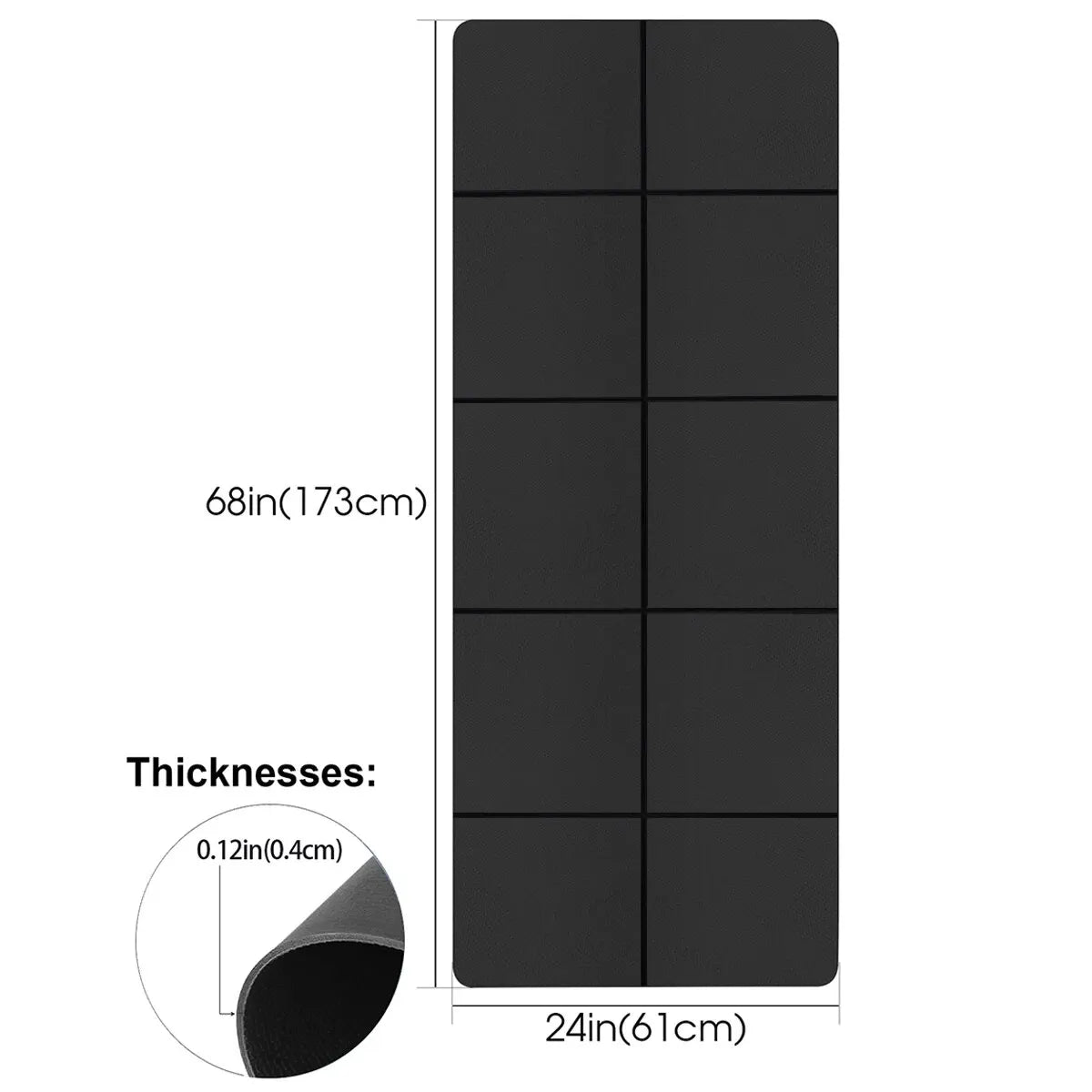 QtorFlow™ Premium Yoga Mat – Grounded Comfort for Every Pose
