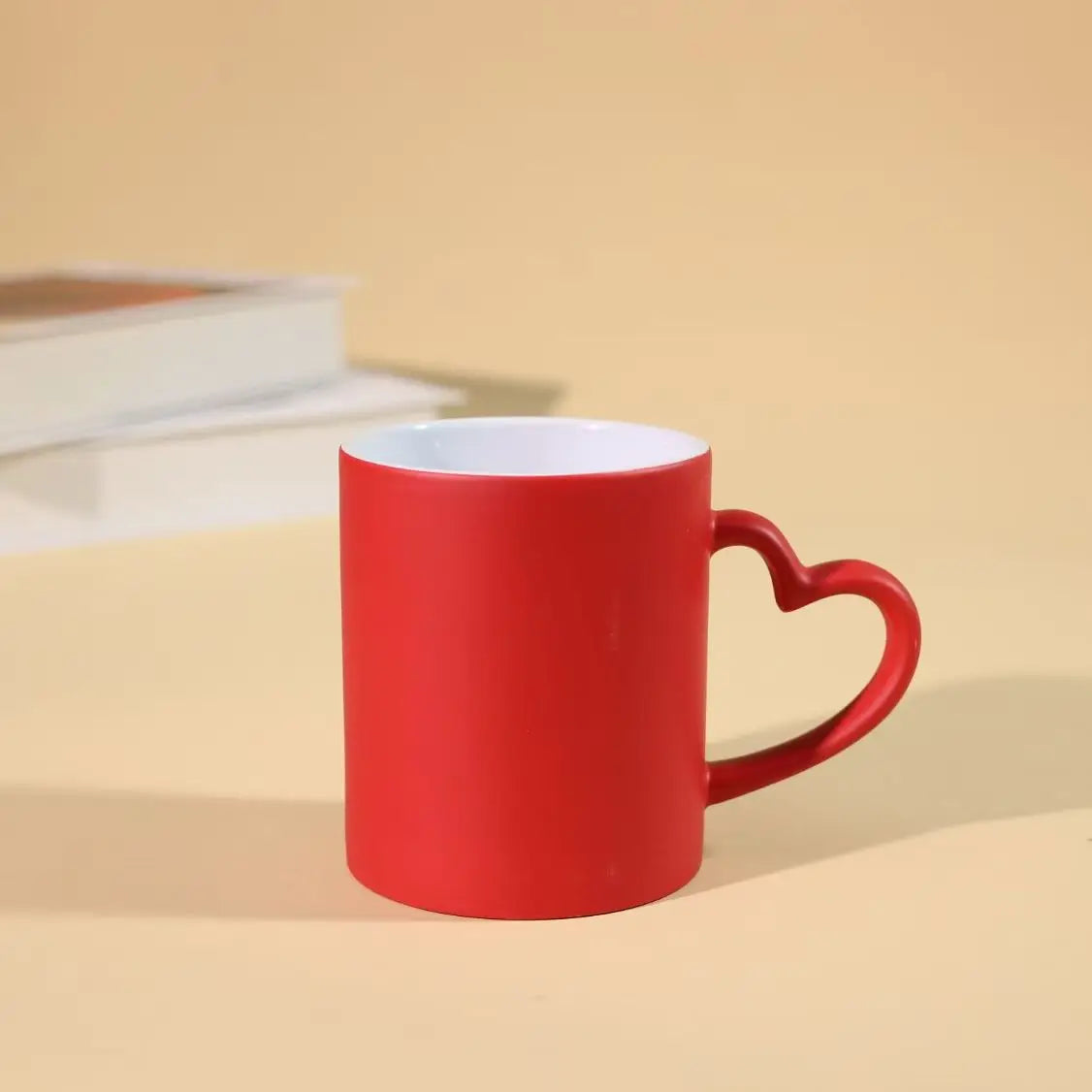 Custom Magic Color-Changing Ceramic Mug – Personalized Photo/Text Heat Reveal Cup | Gift for Dad, Family, Valentine’s Day