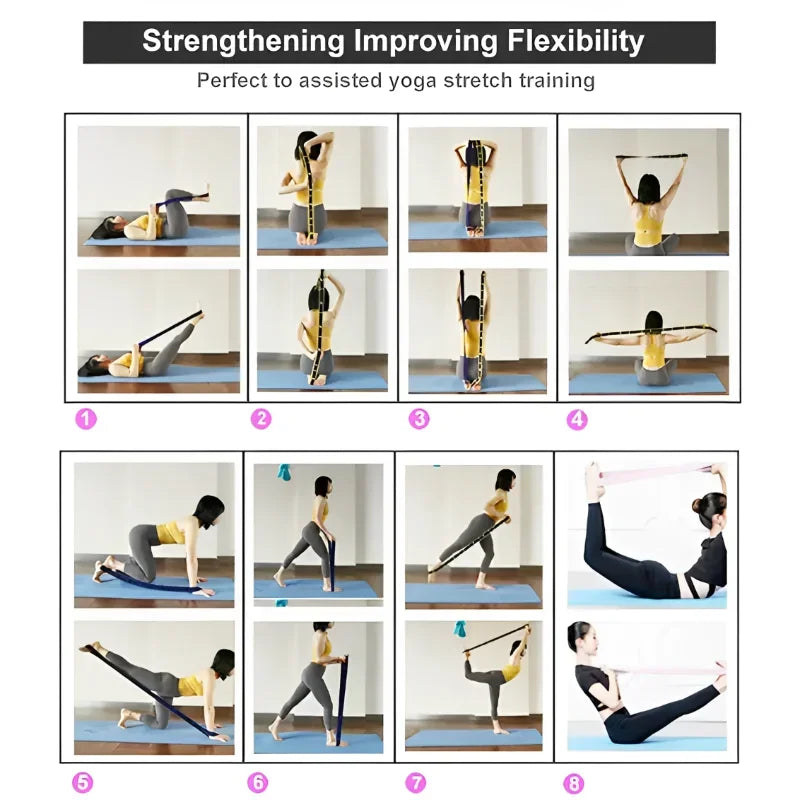 Resistance Bands – Fabric Elastic Fitness Set for Strength Training