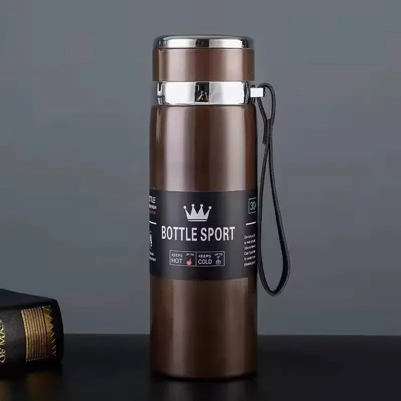 1L Stainless Steel Thermal Water Bottle – Hot & Cold Thermos for Coffee, Tea, or Travel