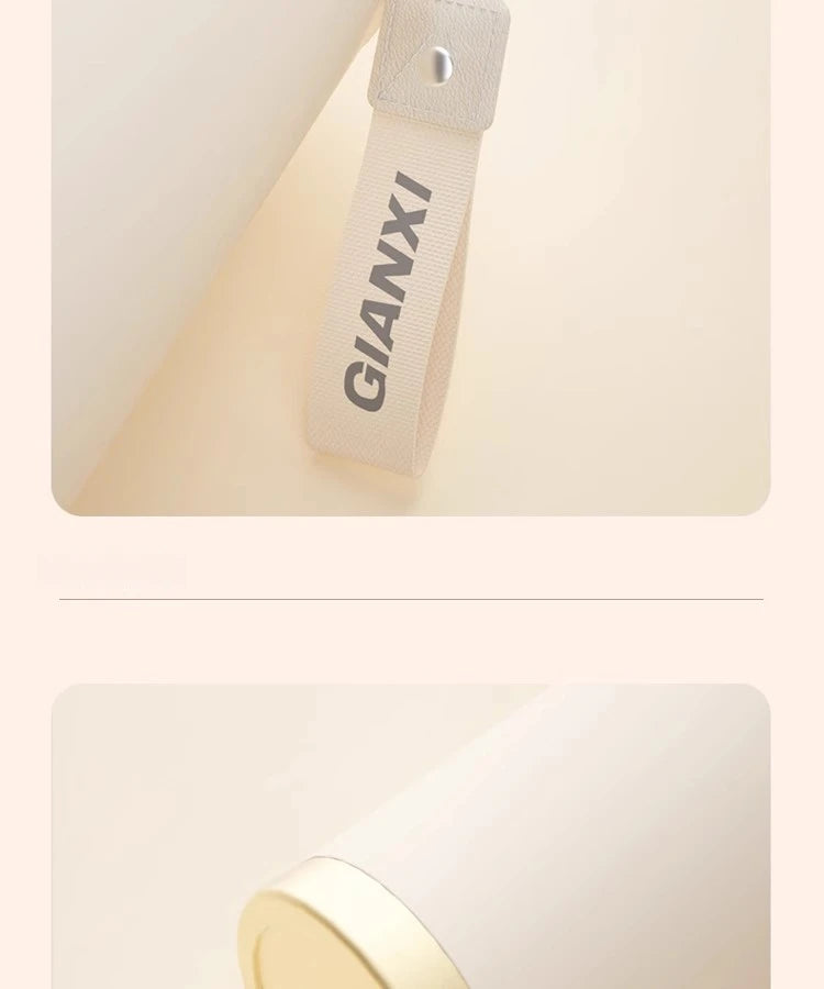 GIANXI Stainless Steel Coffee Thermos Cup Retro Woven Lanyard Portable Heavy Caliber Easy To Clean Coffee Cold Cup Coffee Cup