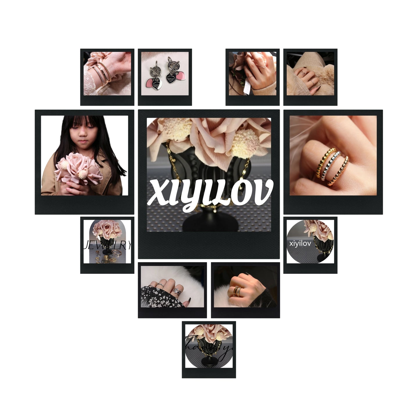 Stainless Steel Bangle Four-leaf Clover Crystal Design Stacking Bracelet Suitable For Women's Jewellery Party