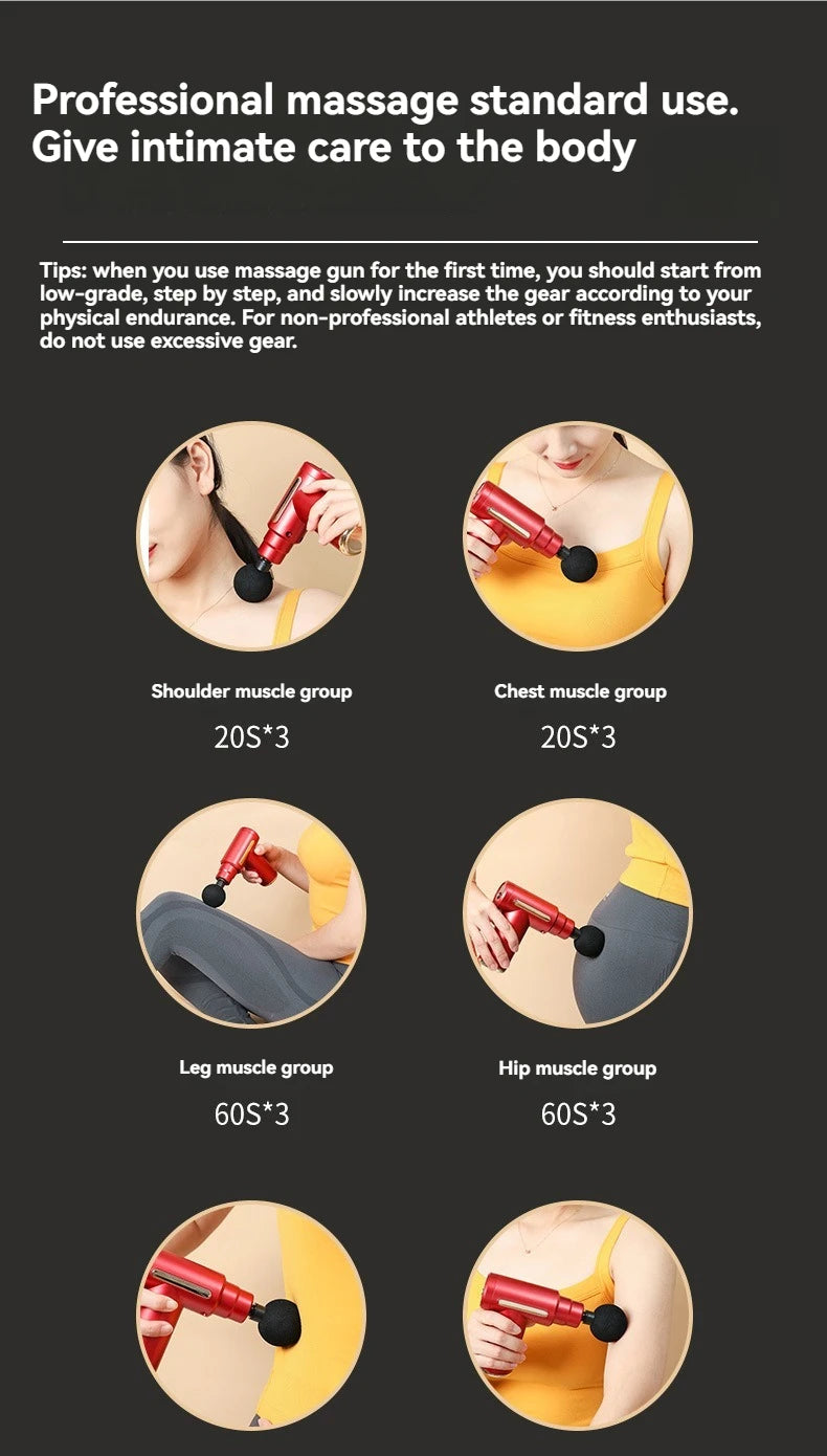 QtorPulse™ Deep Tissue Massage Gun – Recovery in Your Hands