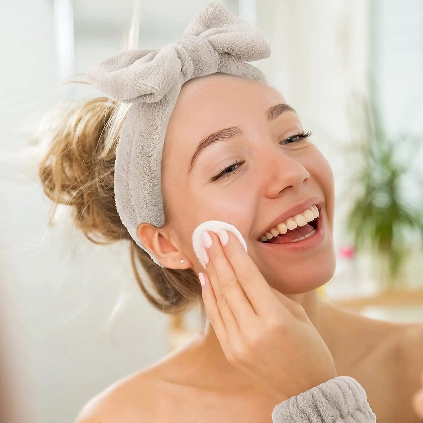 Face Wash Wristband Headband Set