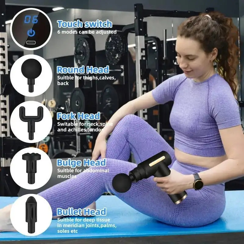 QtorPulse™ Deep Tissue Massage Gun – Recovery in Your Hands