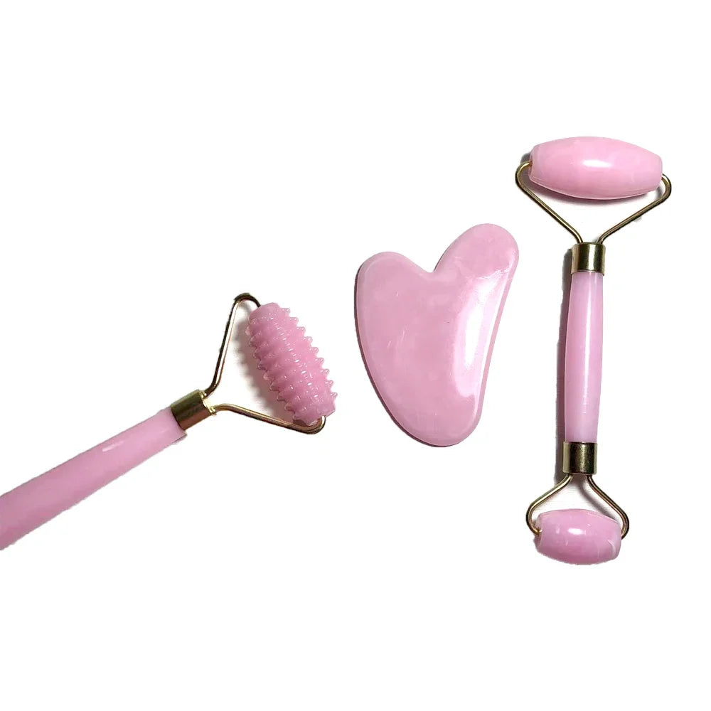 3pcs Set Resin Roller Face Massager