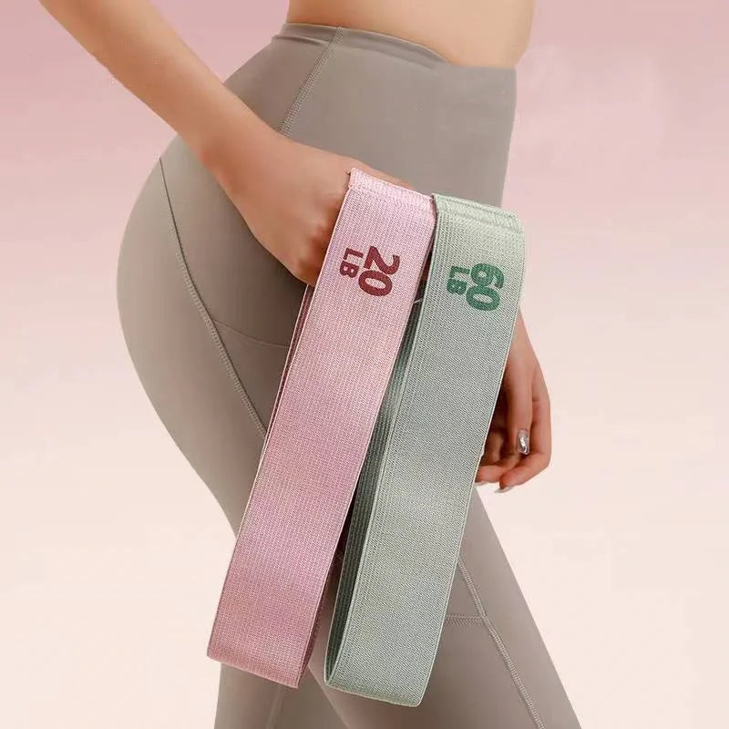 Yoga & Pilates Resistance Bands – Hip Circle Expander for Home Workouts
