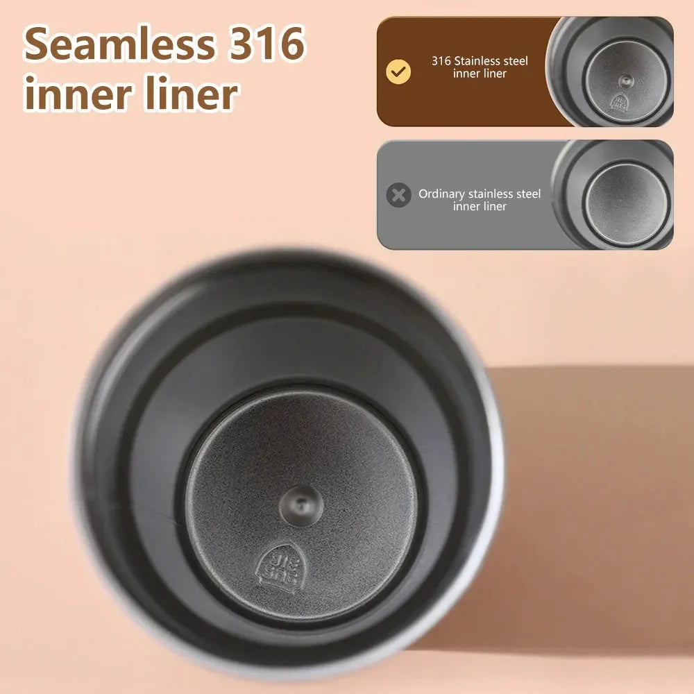 Smart Thermos Bottle LED Temperature Display Coffee Cup 316 Stainless Steel Tumbler Mug Portable Vacuum Flask