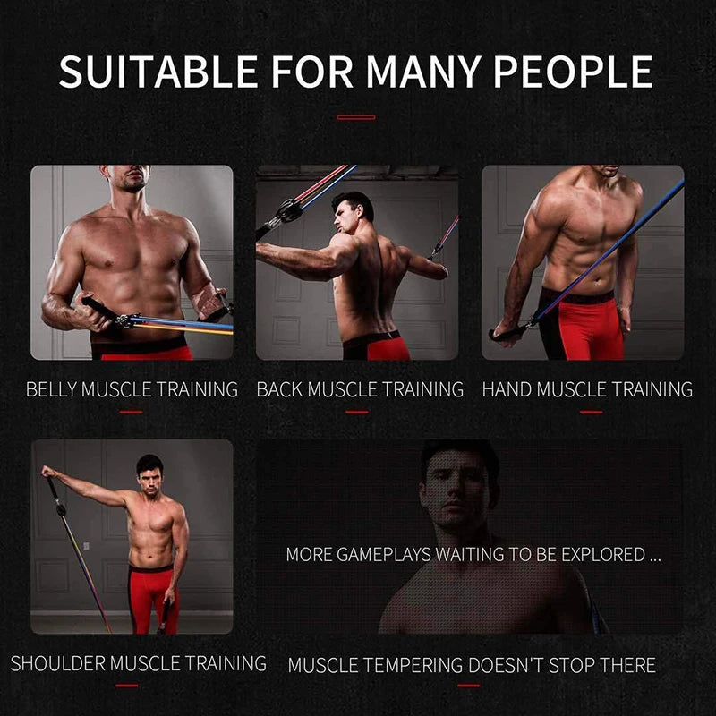 QtorFlex® Resistance Bands Set - Train Anytime, Anywhere