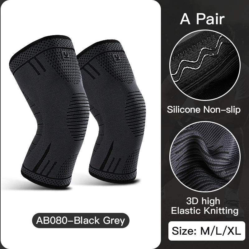 Breathable Knee Pads Brace Springs Gym Sports Protector