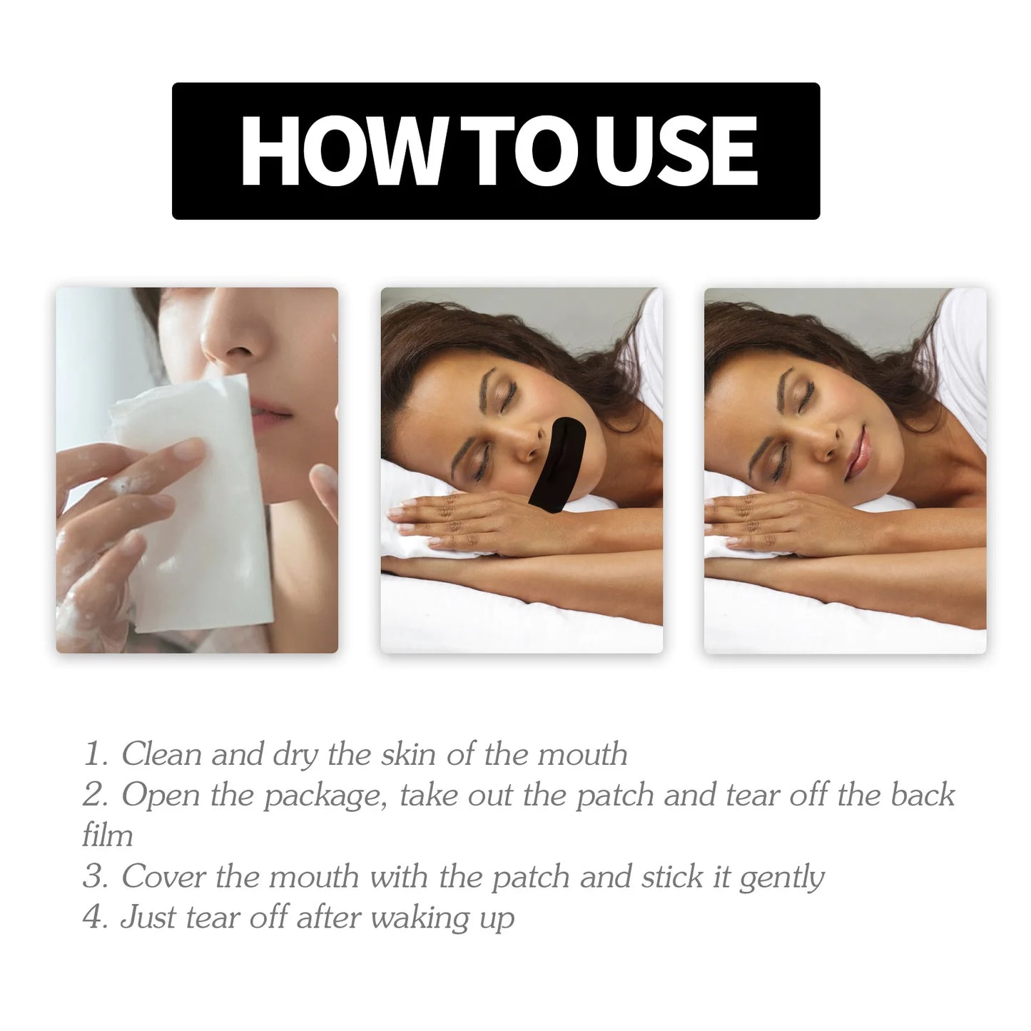 Anti-Snoring Patch Nose Breathing Correction Improve Sleeping Promoting Better Breath