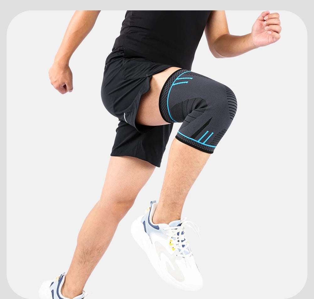 Breathable Knee Pads Brace Springs Gym Sports Protector