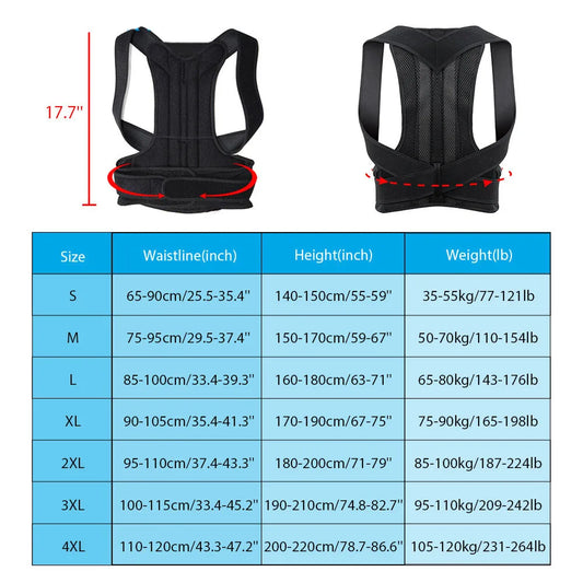 QtorAlign™ Adjustable Posture Corrector – Support Your Spine, Redefine Your Day