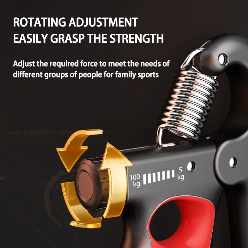 5-60kg/5-100kg Grip Strength Gym Wrist Expander Hand Strengthener Adjustable Muscle Recovery Fitness Hand Strength Exercise