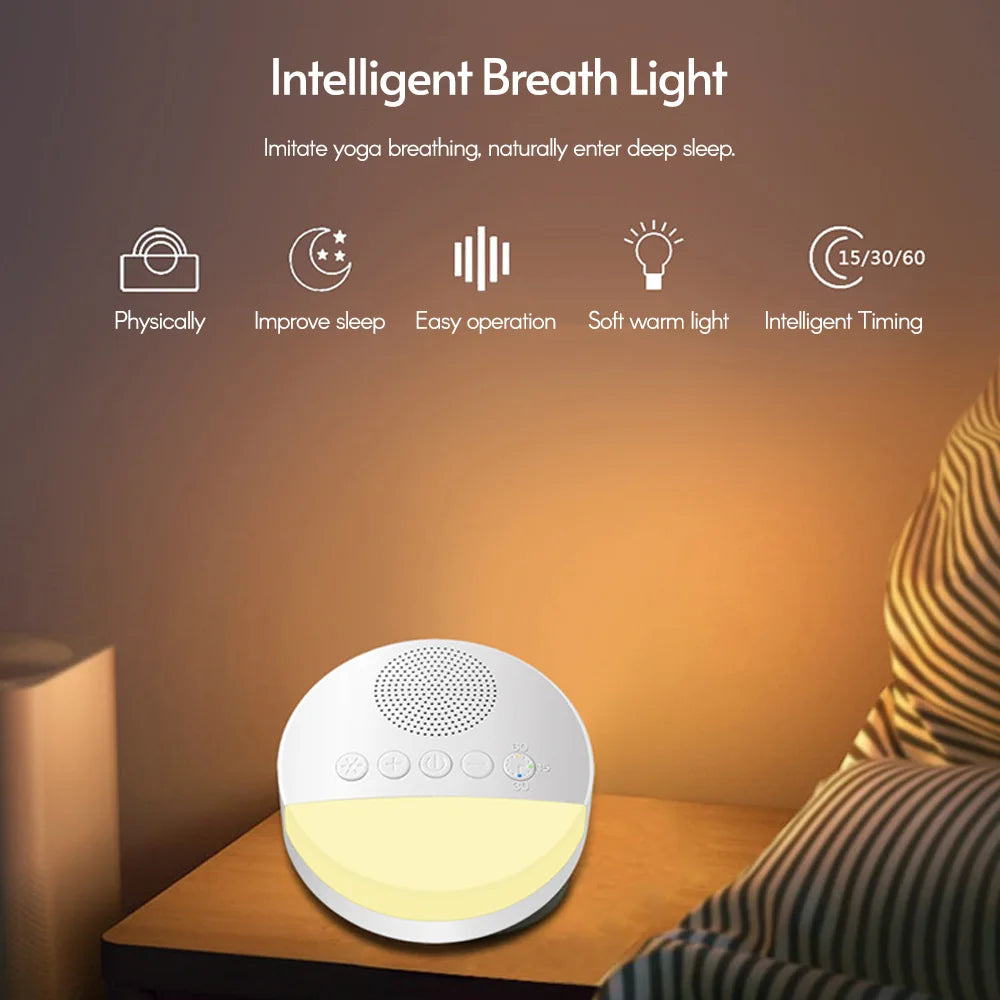 QtorDream® Baby White Noise Sleep Machine - Gentle Sounds for Sweet Sleep