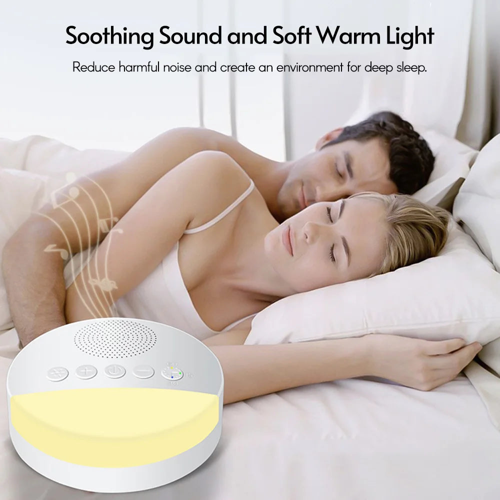 QtorDream® Baby White Noise Sleep Machine - Gentle Sounds for Sweet Sleep