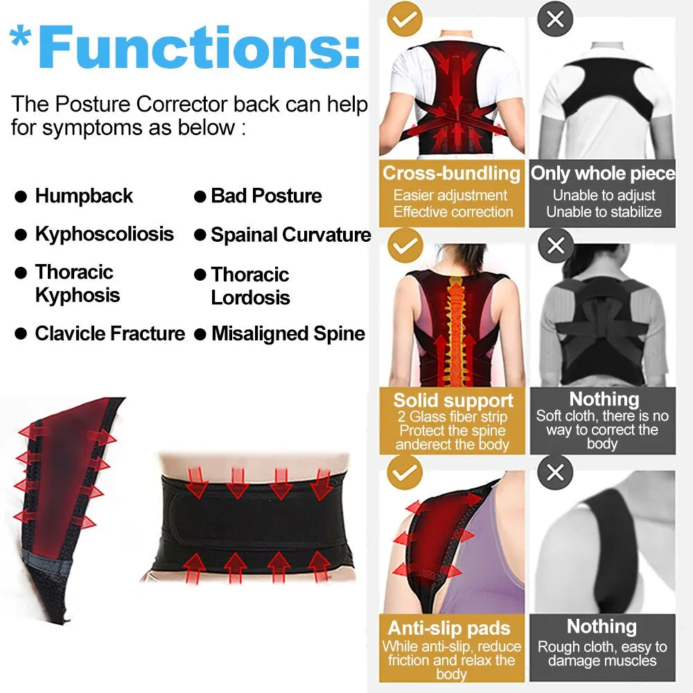 QtorAlign® Adjustable Back Posture Corrector - Support Your Spine, Redefine Your Day