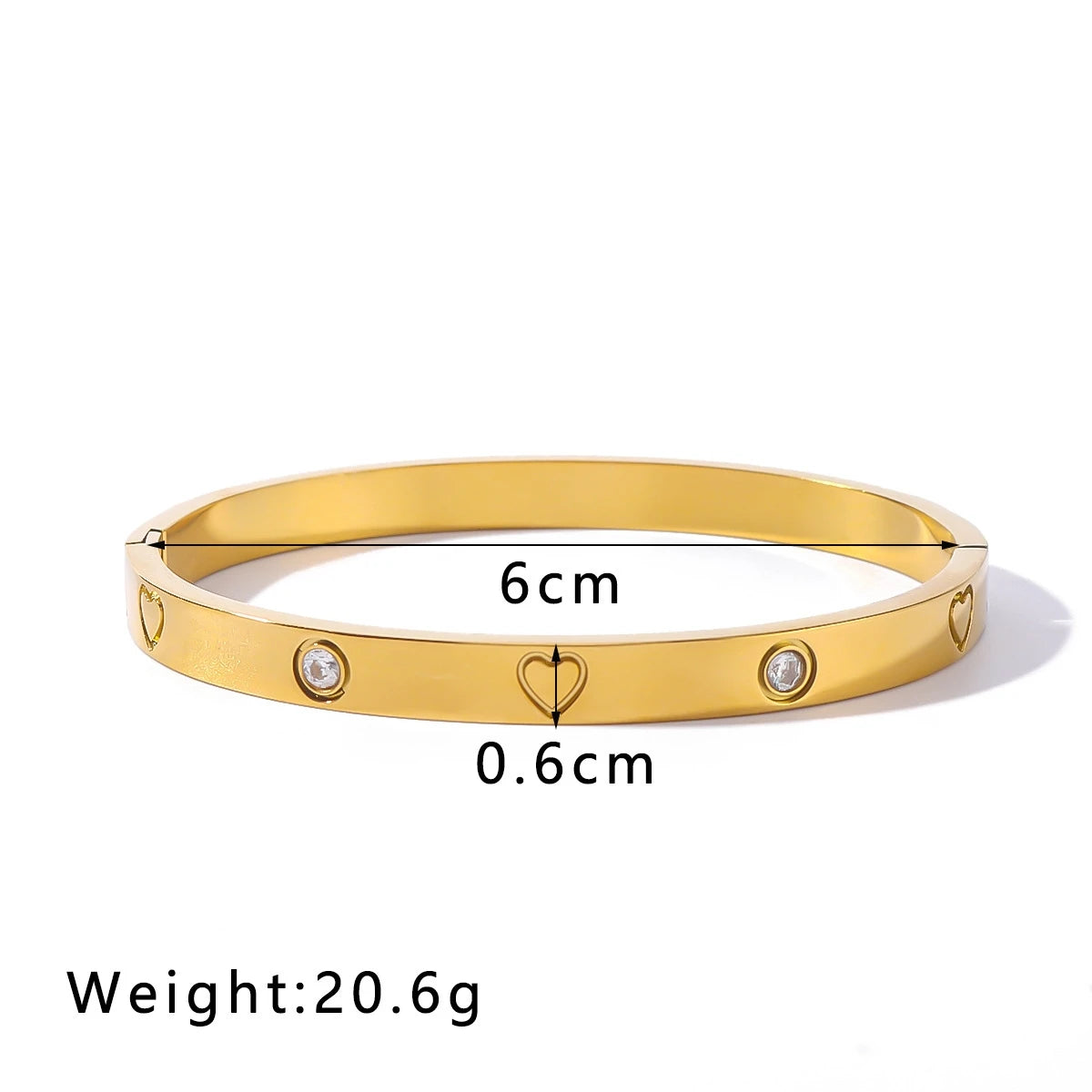 Love Four-leaf Clover Imprinted Zircon Bracelet Set Women's High Quality 18K-gold-plated Not Fading Bracelet Waterproof Jewelry