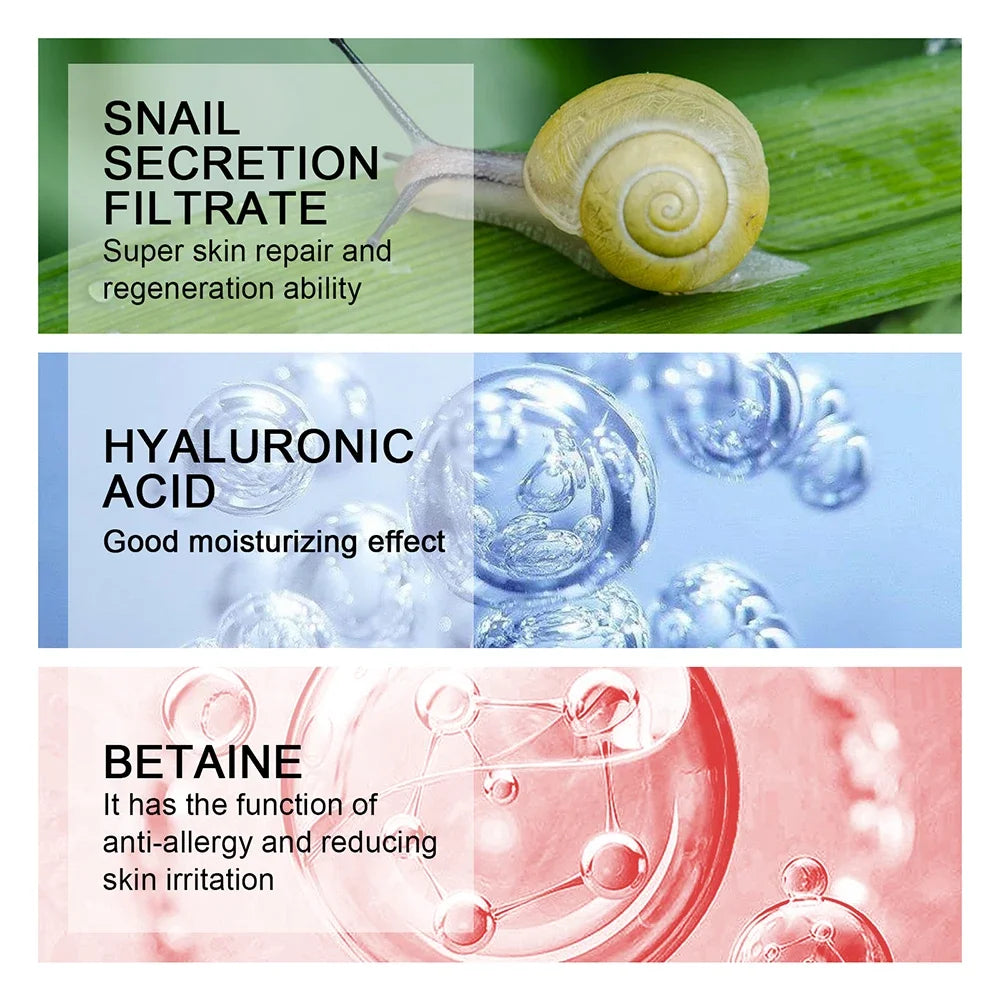 Hyaluronic Snail Cream Face Moisturizer