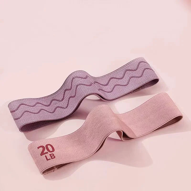 Yoga & Pilates Resistance Bands – Hip Circle Expander for Home Workouts