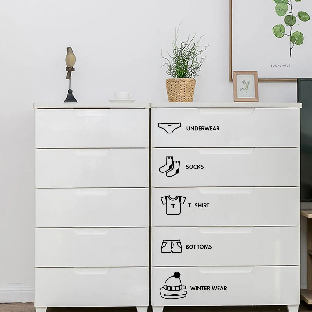 7pcs Home Decor Wardrobe Sticker Decal Bedroom Vinyl Art Mural Home Decoration Accessories наклейки на стену Wall Stickers