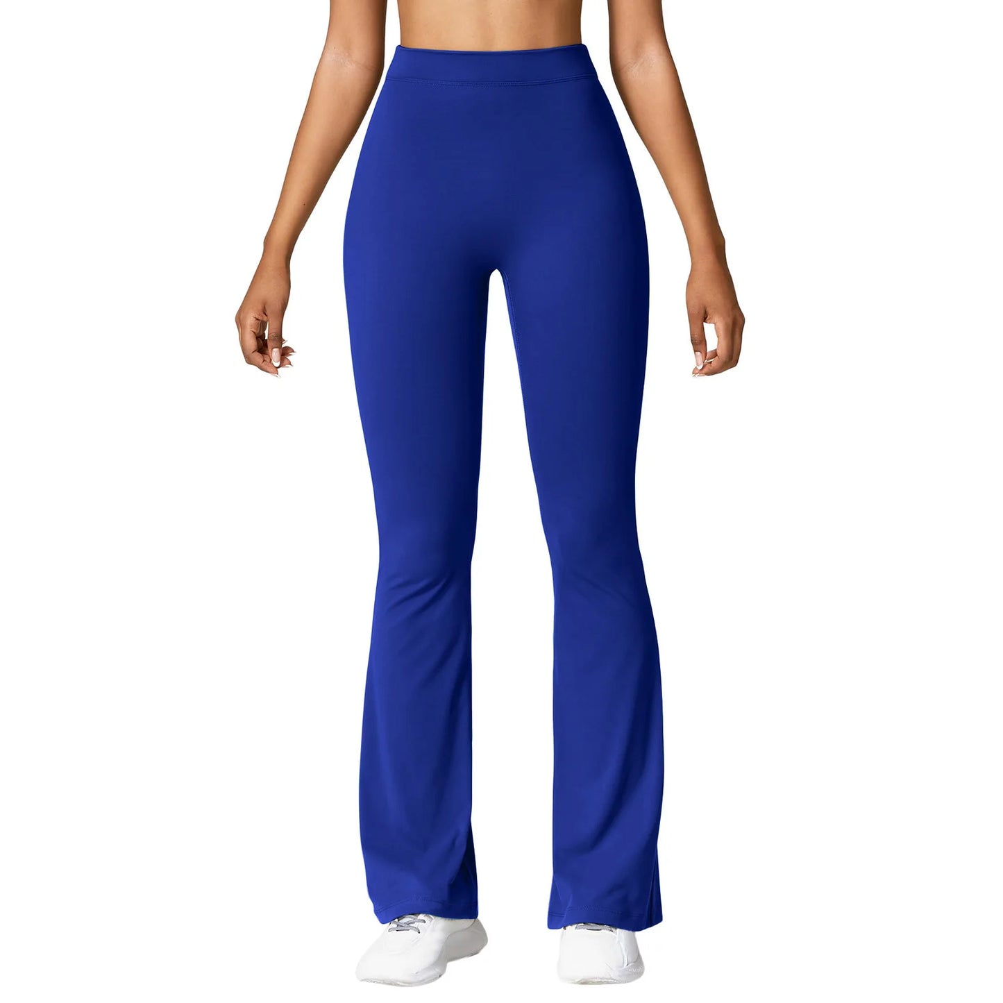 Micro Horn Leggings Women V-back Waist Sports Pants High Waist Push Up Butt Gym Pants Solid Slim Casual Leggings