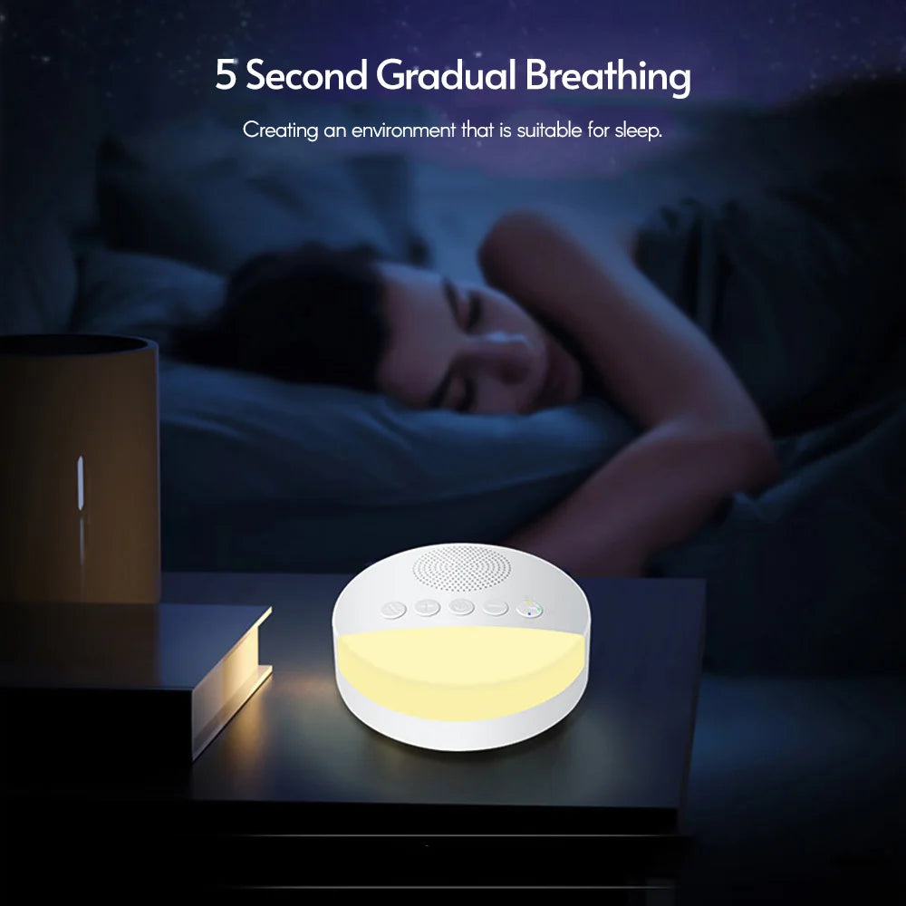 QtorDream® Baby White Noise Sleep Machine - Gentle Sounds for Sweet Sleep