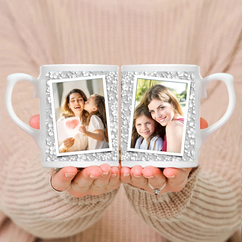 Personalized Photo Mug, Customize Family, Kids, Lovers, Logo, Text, Gift & Pets