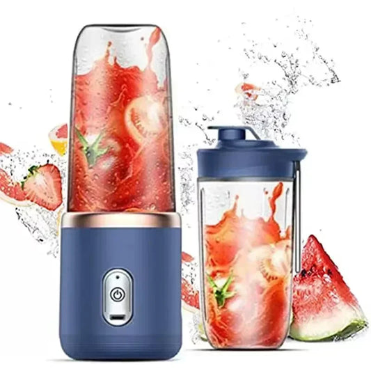 Portable Electric Juicer Cup 400ML – USB Rechargeable Wireless Fruit Blender | Automatic Smoothie Maker