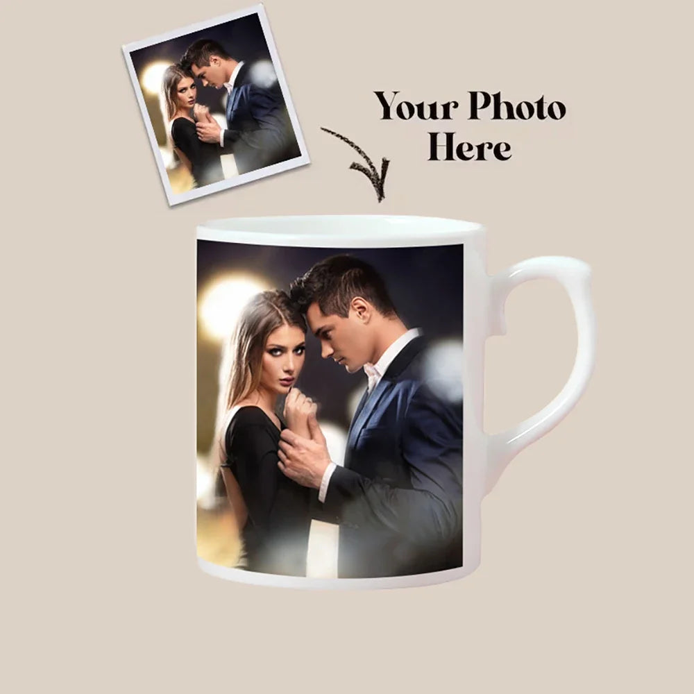 Custom Photo & Name Coffee Mug – Personalized Text, Pet, Family, or Couple Gift Tea Cup