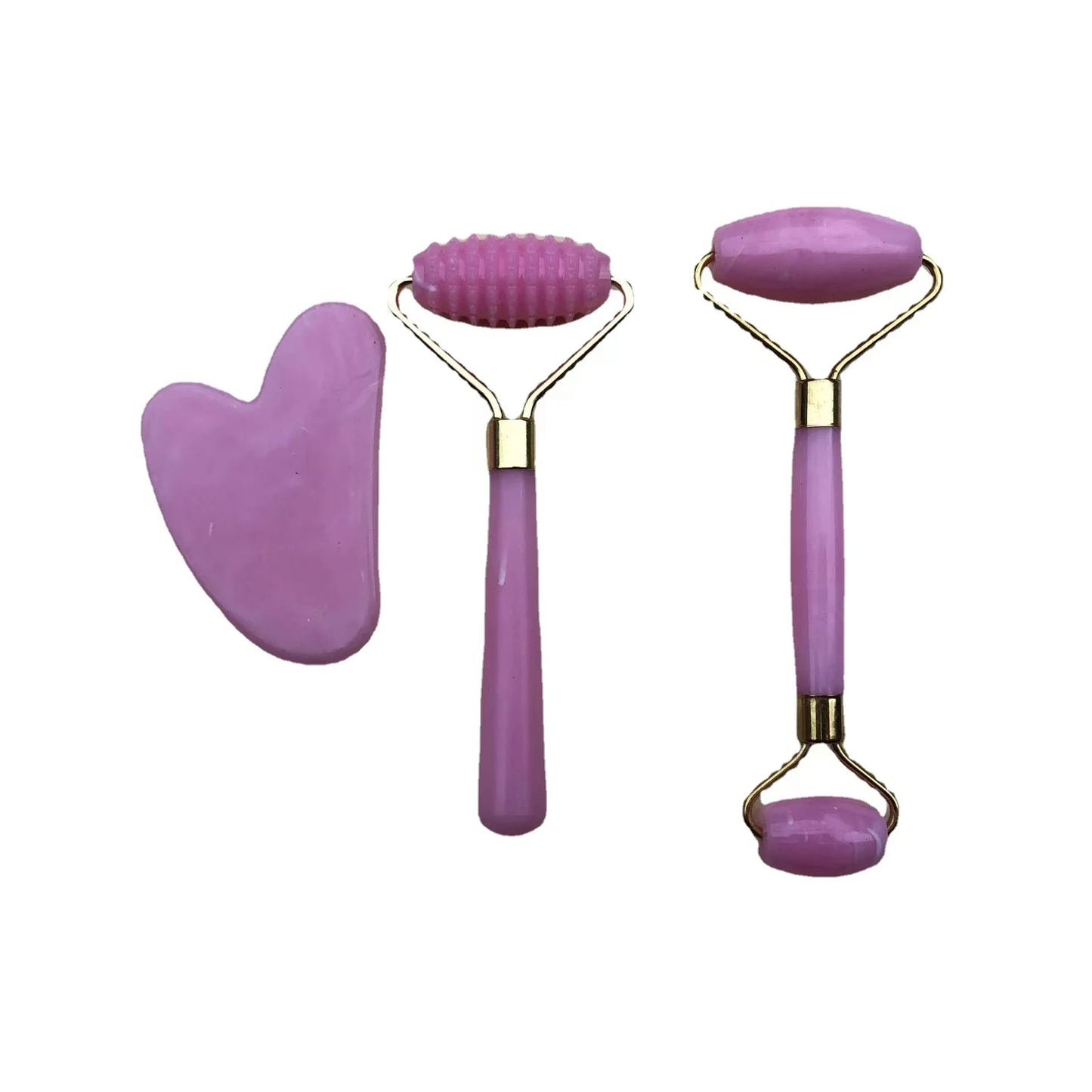 3pcs Set Resin Roller Face Massager