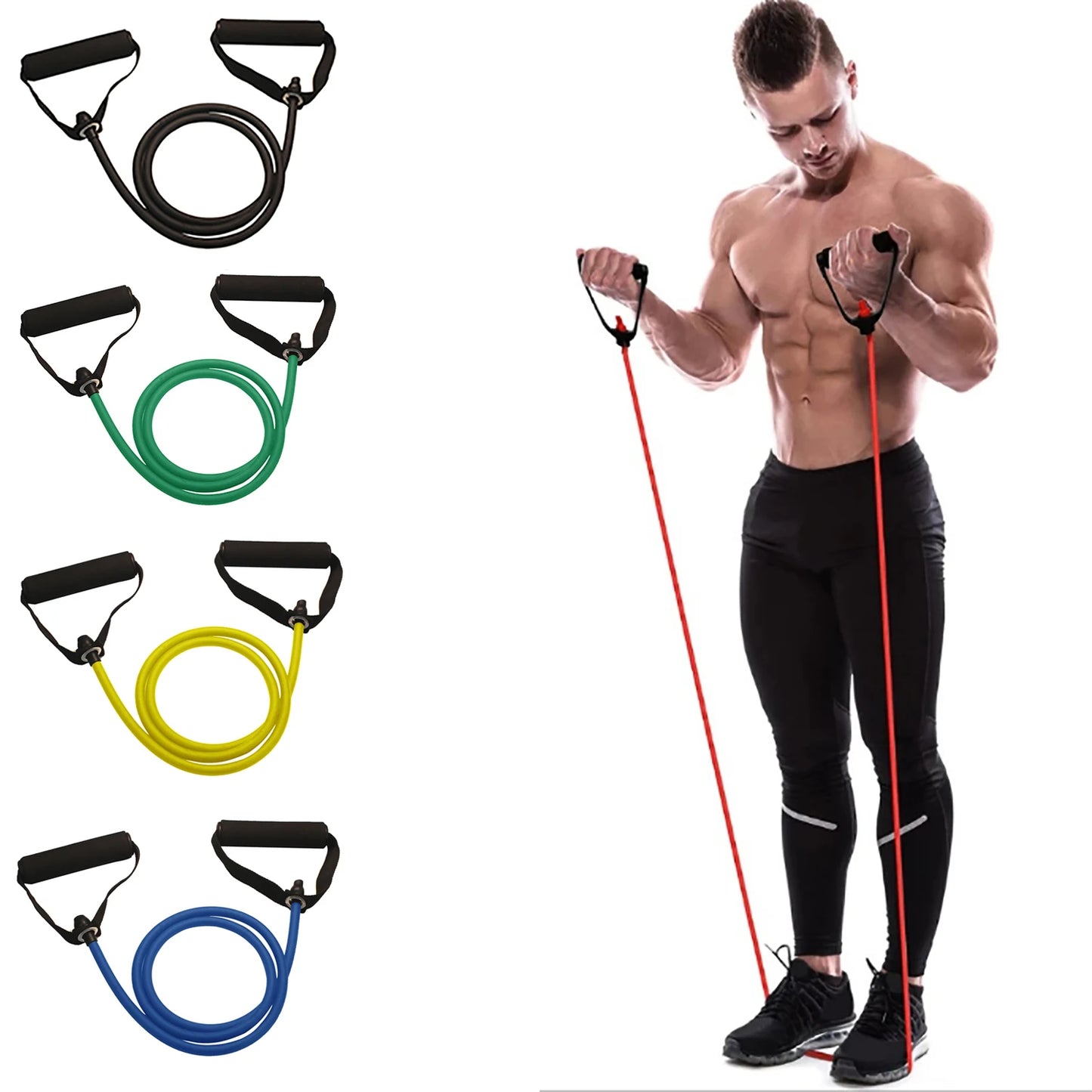 QtorFlex® Resistance Bands Set - Train Anytime, Anywhere