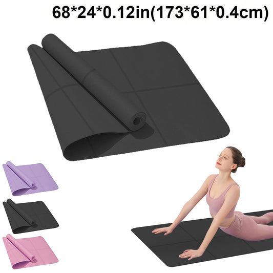 QtorFlow™ Premium Yoga Mat – Grounded Comfort for Every Pose