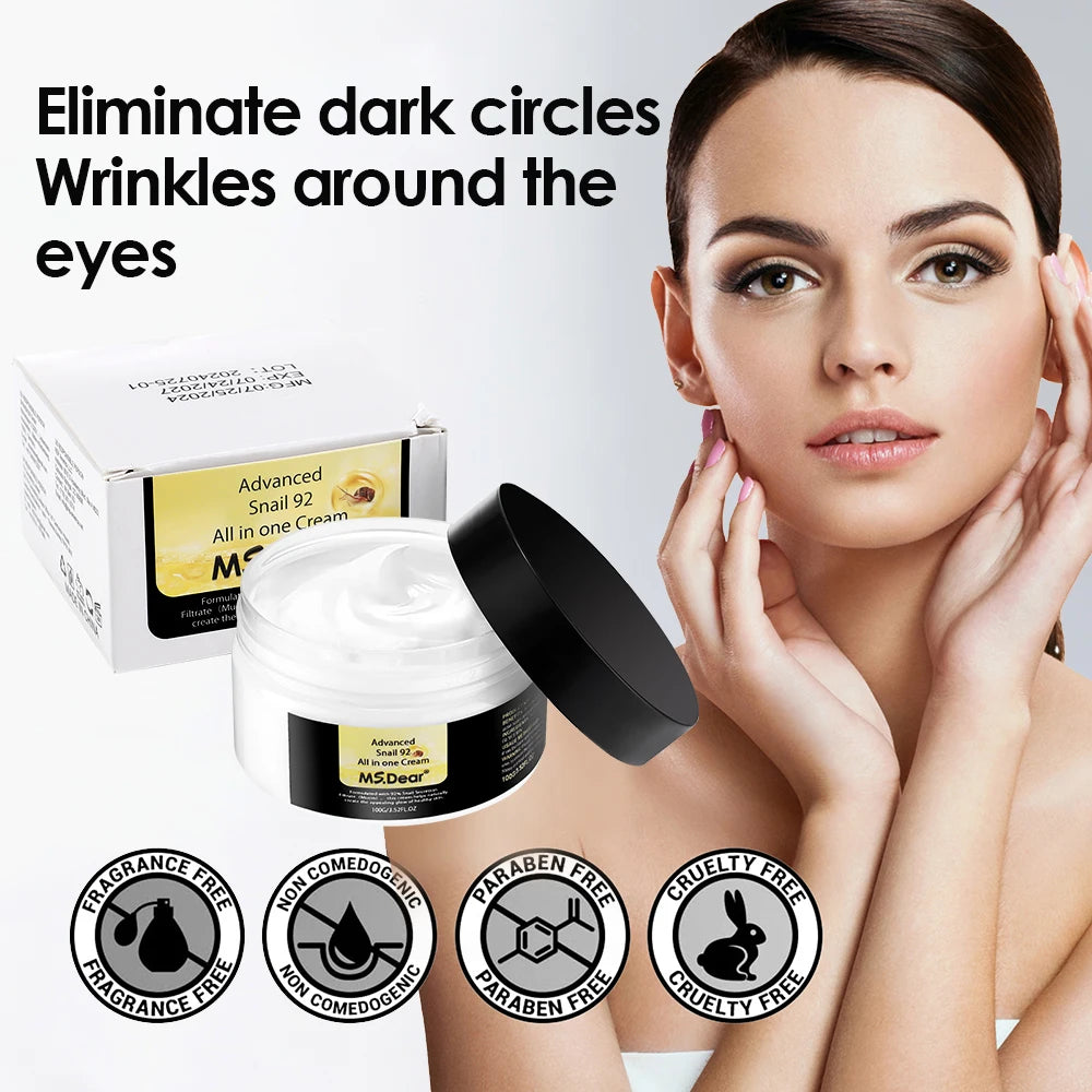 Hyaluronic Snail Cream Face Moisturizer
