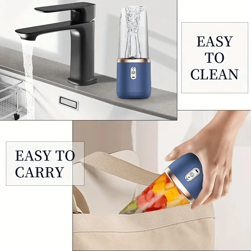 6 Blades Portable Fruit Juice Blender