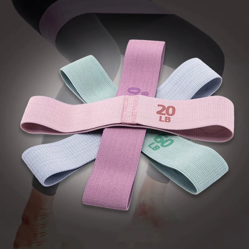 Yoga & Pilates Resistance Bands – Hip Circle Expander for Home Workouts