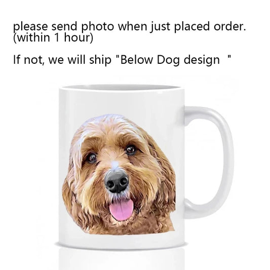 Personalized Photo & Name Mug – Custom Text White Ceramic Coffee Cup | Mother’s Day & Wedding Gift