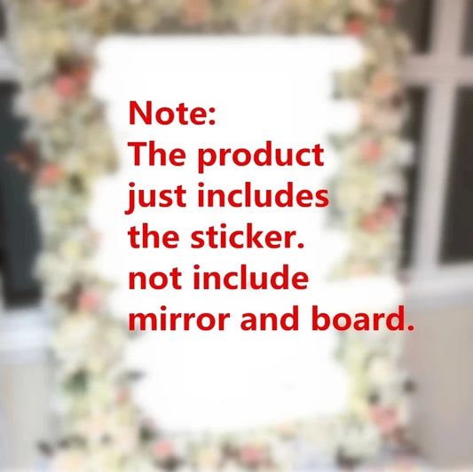 Hello Darling Friends You Look Incredible Wedding Mirror Decal Wedding Mirror Stickers Engagement Welcome Photo Wall Stickers