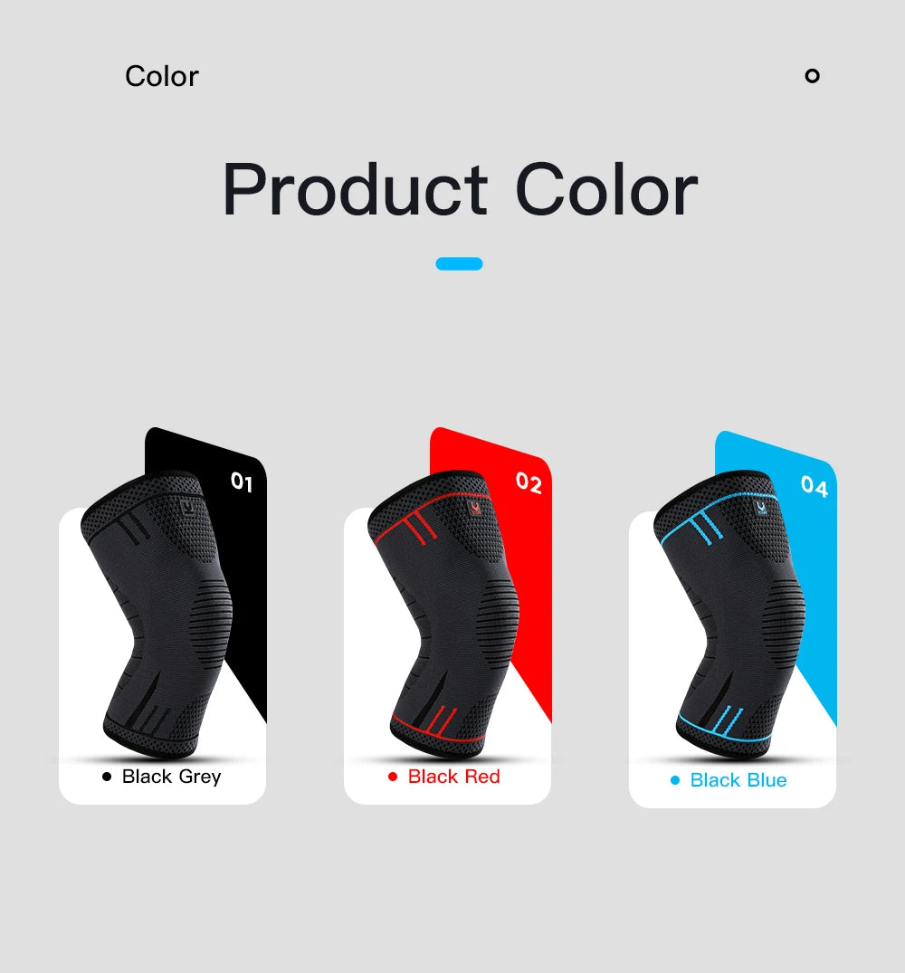 Breathable Knee Pads Brace Springs Gym Sports Protector