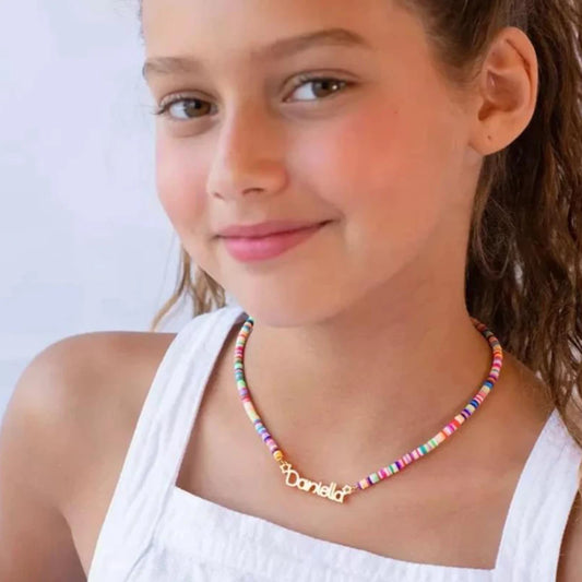 Custom Name Necklace Personalized Jewelry Necklace Girl Name Necklace Children Jewelry Gift Meaningful Gift for Daughter
