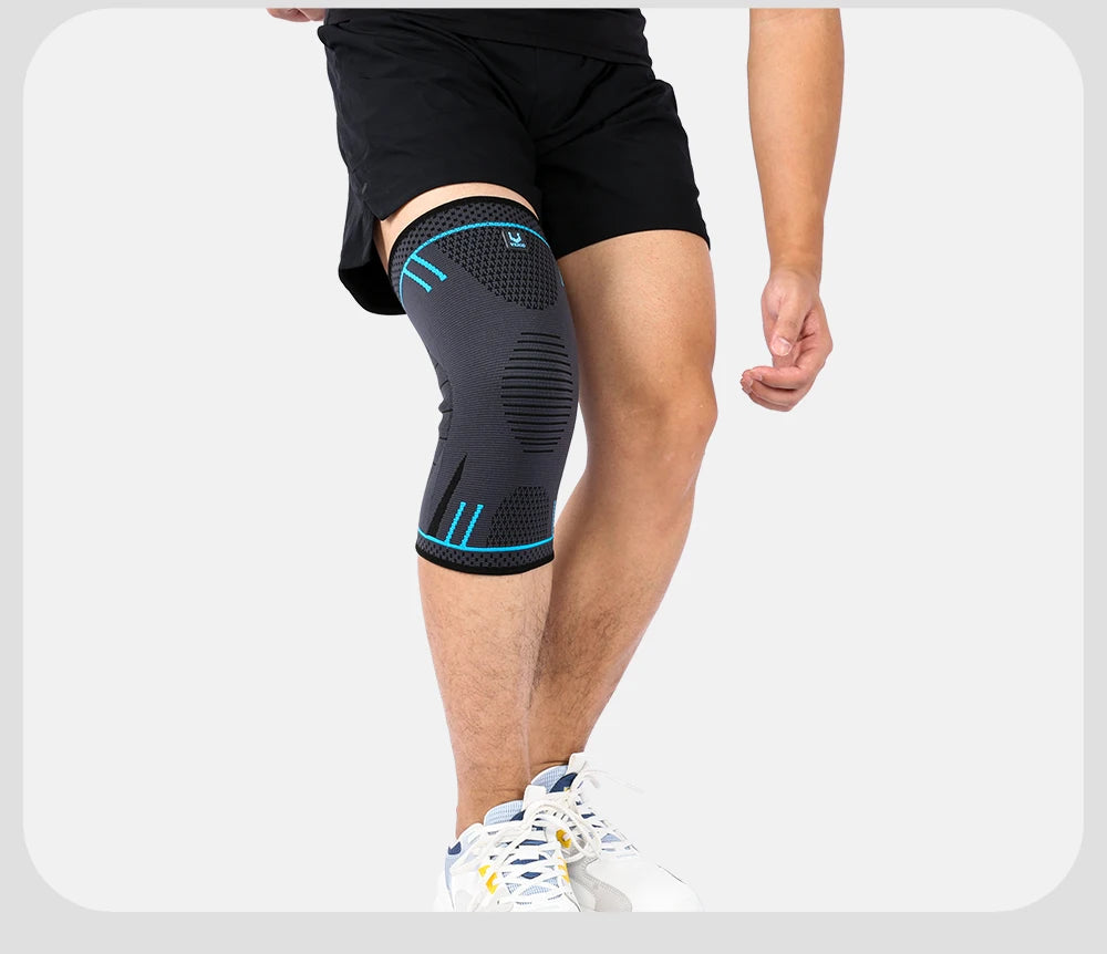 Breathable Knee Pads Brace Springs Gym Sports Protector