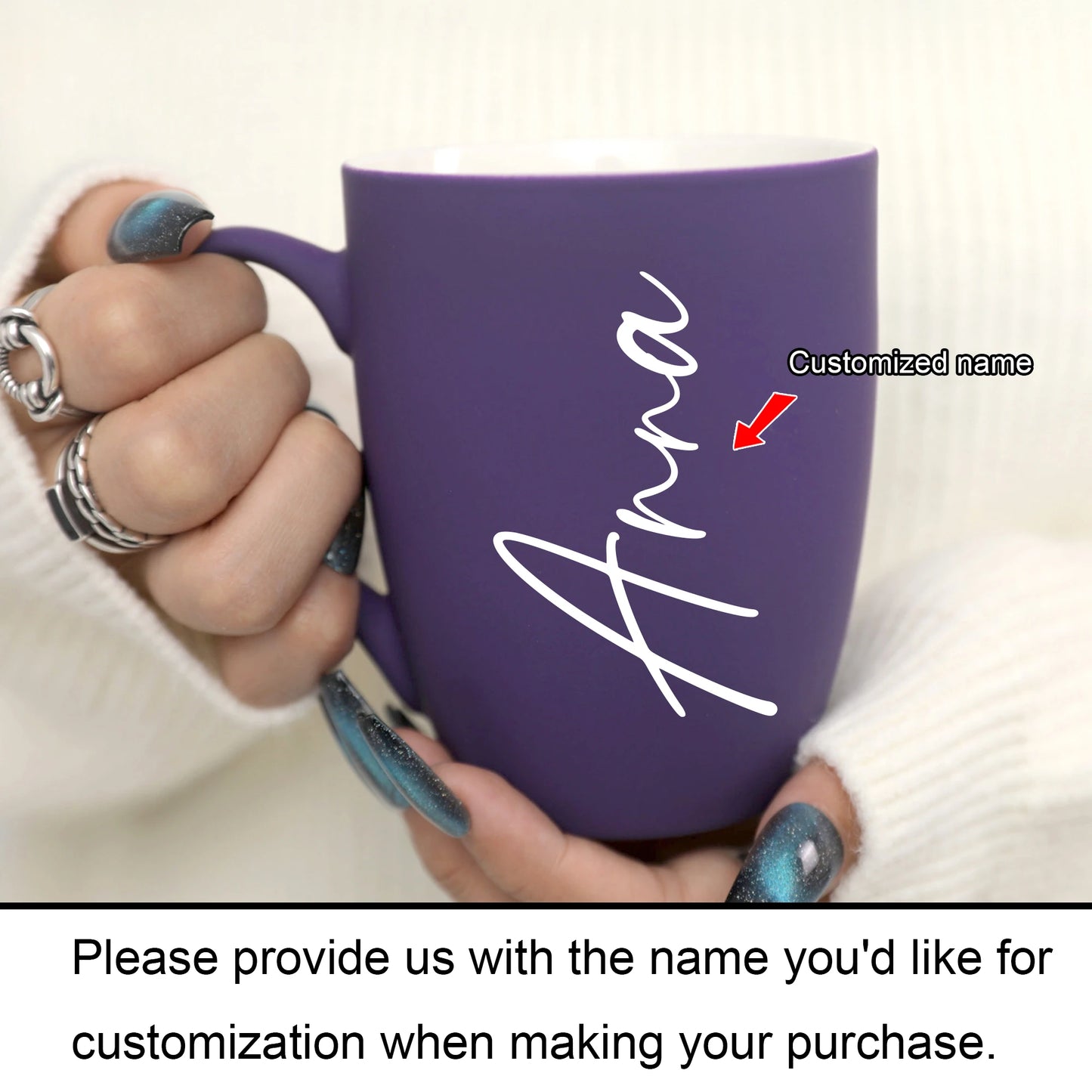 Customized Name Coffee Mug,Ceramic Coffee Cups