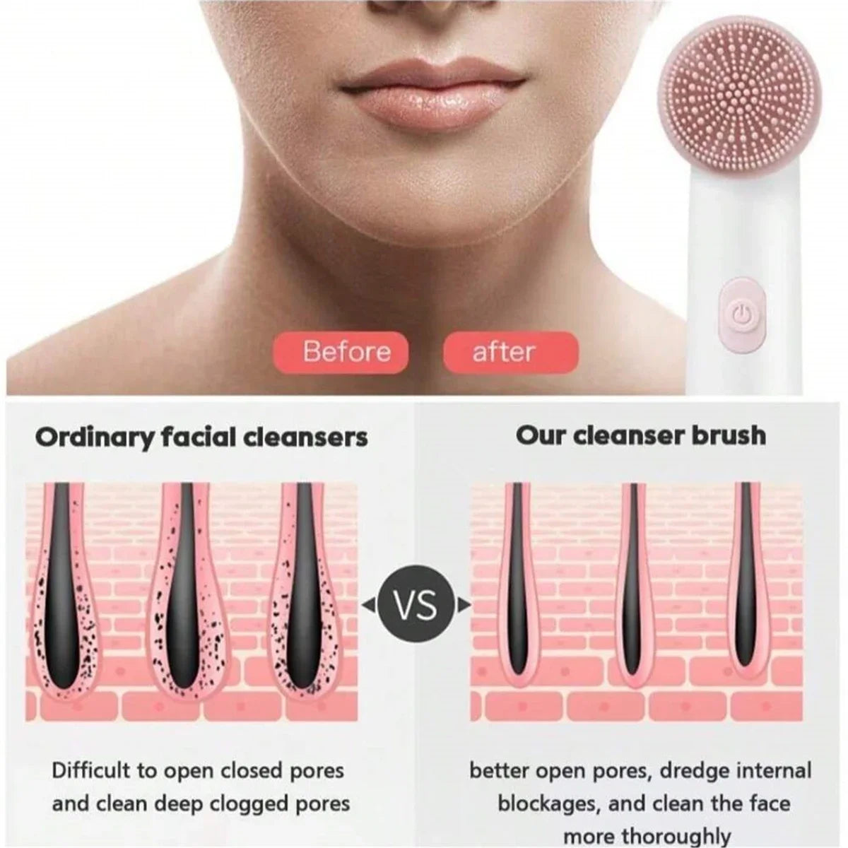 Face Beauty Electric facial brush